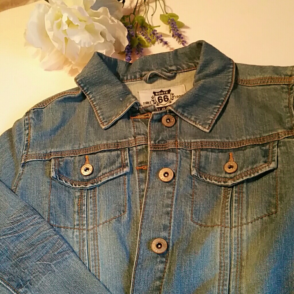 Women's Route 66 Denim Jacket Large
